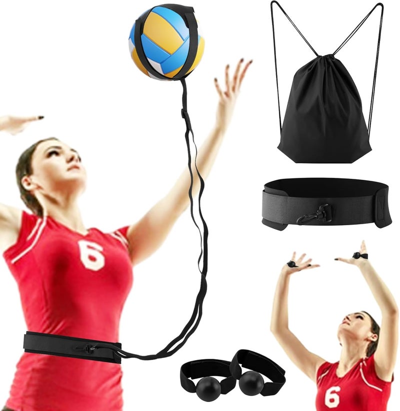 Restynic Volleyball Training Equipment Aid, Volleyball Rebounder Trainer Kit, Solo Practice Trainer for Serving Setting Spiking and Arm Swing, Volley-ball Gifts for Teen Girls & Boys - Image 1